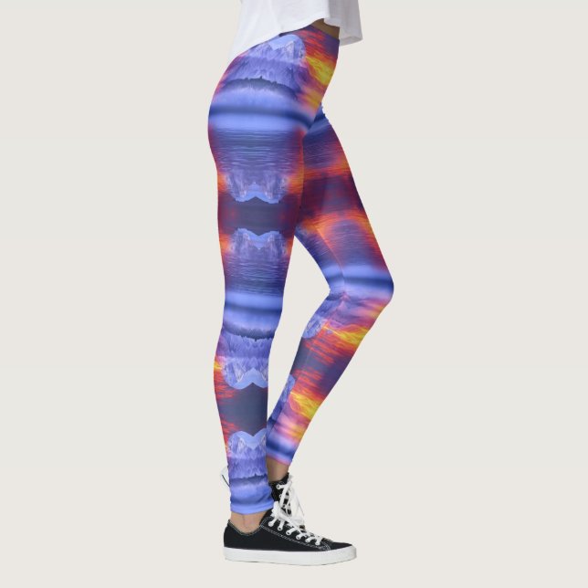Sonnenuntergang Leggings (Rechts)