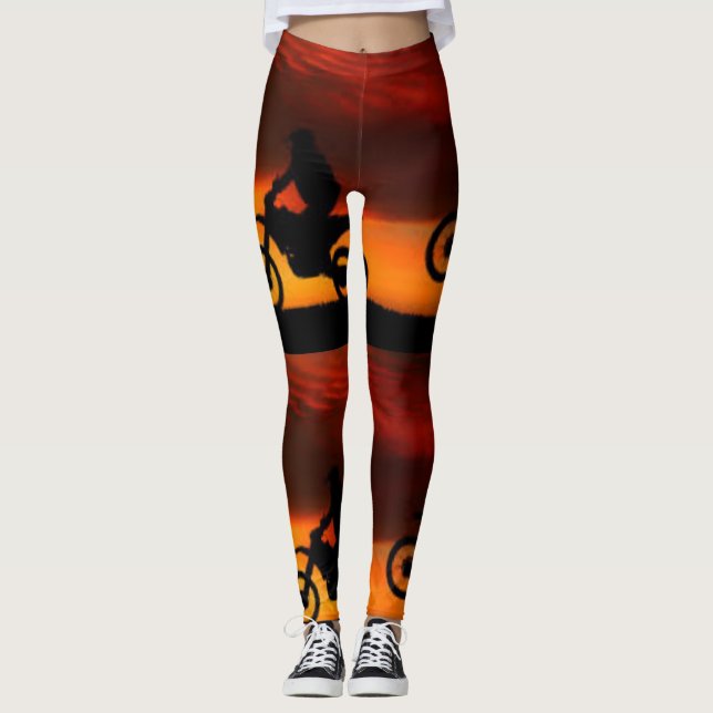 Sonnenuntergang Leggings (Vorderseite)