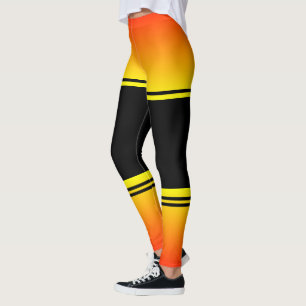 Sonnenuntergang Leggings Imitate Shorts und Socken