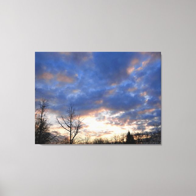 Sonnenuntergang Leinwanddruck (Vorderseite)