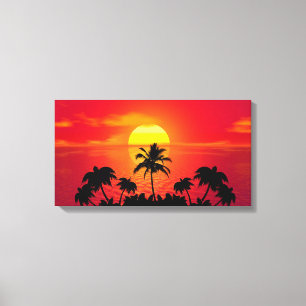 Sonnenuntergang Leinwanddruck