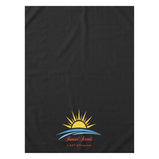 Sonnenuntergang Logo-Tischdecken Tischdecke (Vorderseite)