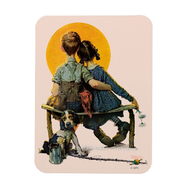 Sonnenuntergang Magnet (Vertikal)