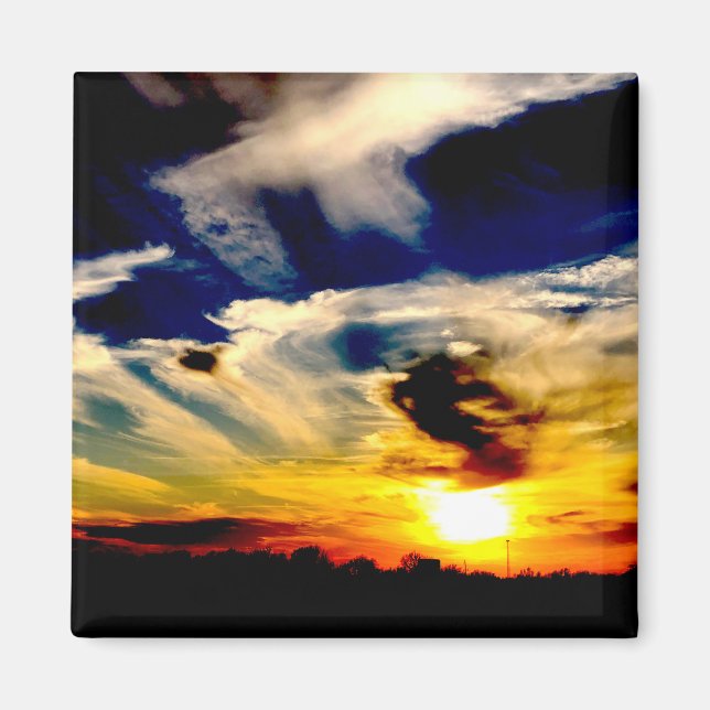 Sonnenuntergang Magnet (Vorne)