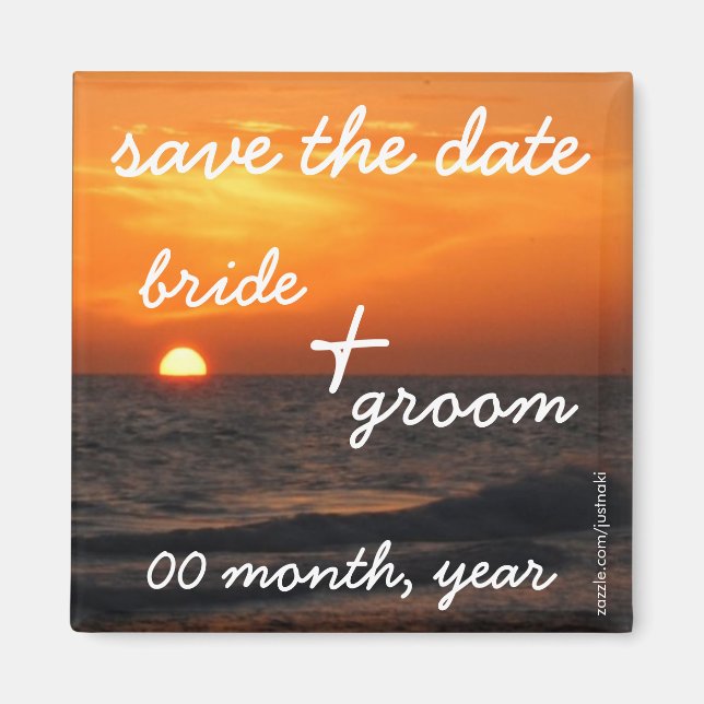 Sonnenuntergang-Magnet Magnet (Vorne)