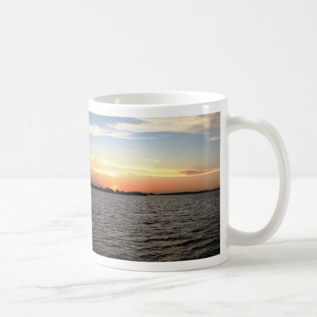 Sonnenuntergang, MangroveCay, Belize Kaffeetasse (Rechts)