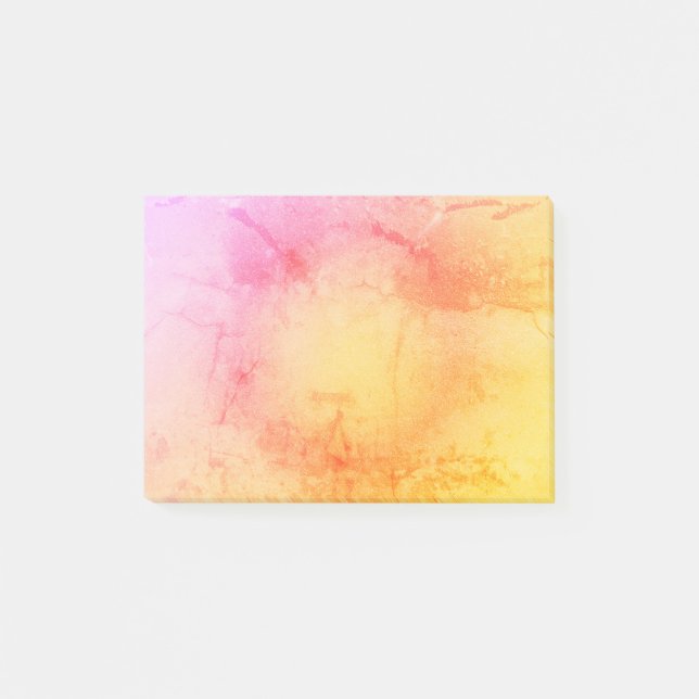 Sonnenuntergang - Marmorfarben - Sticky Notes Post-it Klebezettel (Vorderseite)