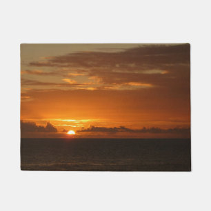 Sonnenuntergang Meer I tropische farbenfrohe Seenl Fußmatte