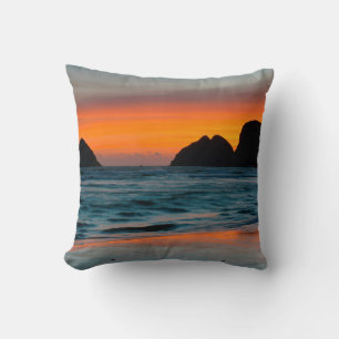 Sonnenuntergang, Meeressäulen, Oceanside, Oregon, Kissen