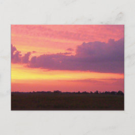 Sonnenuntergang ... mein eigenes Foto von 2004 Postkarte