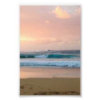 Sonnenuntergang mit Meer Fotodruck