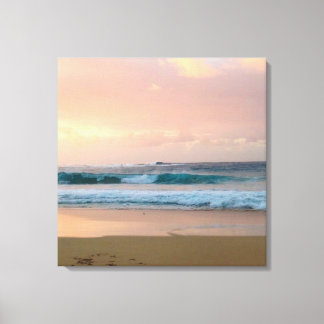 Sonnenuntergang mit Meer Leinwanddruck