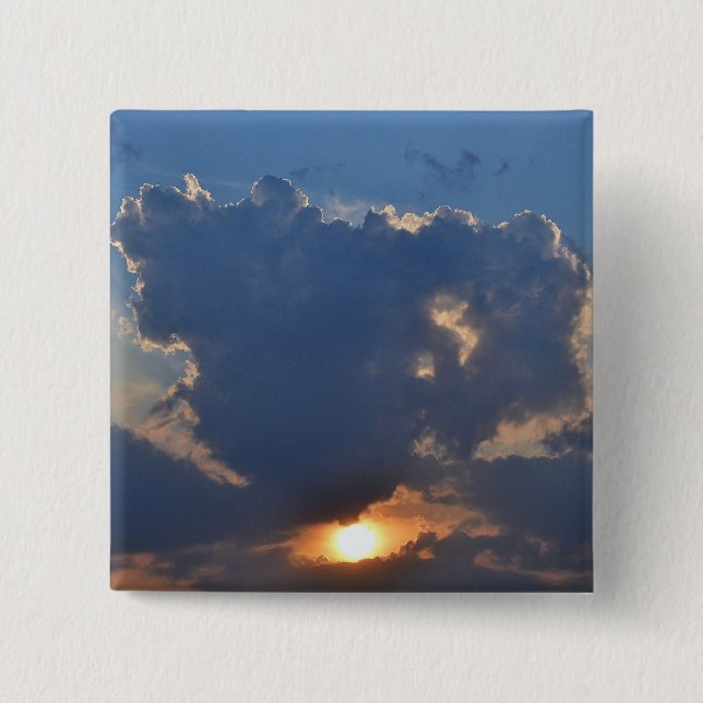 Sonnenuntergang mit Teacup Cloud Formation von STa Button (Vorderseite)