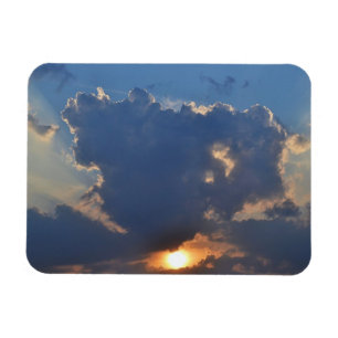 Sonnenuntergang mit Teacup Cloud Formation von STa Magnet