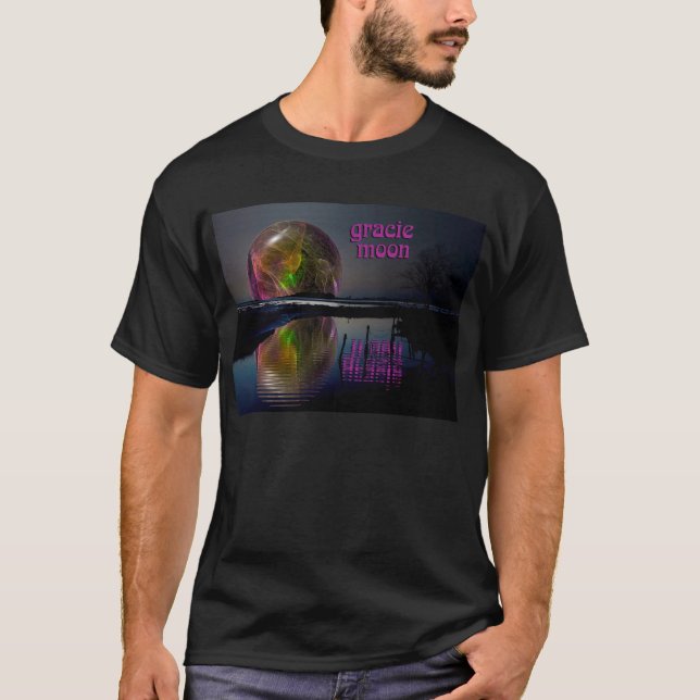 Sonnenuntergang-Mond T-Shirt (Vorderseite)