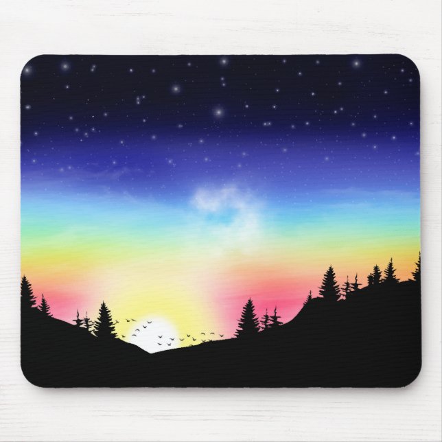 Sonnenuntergang Mousepad (Vorne)