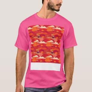 Sonnenuntergang Nahtloses Muster Sun Sky Sonnenlic T-Shirt