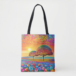 Sonnenuntergang Natur Kaleidoskop Tasche