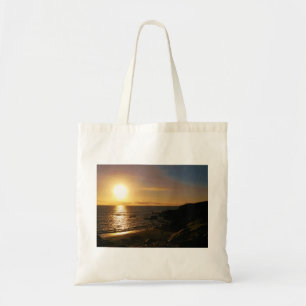 Sonnenuntergang Newquay Cornwall England Tragetasche