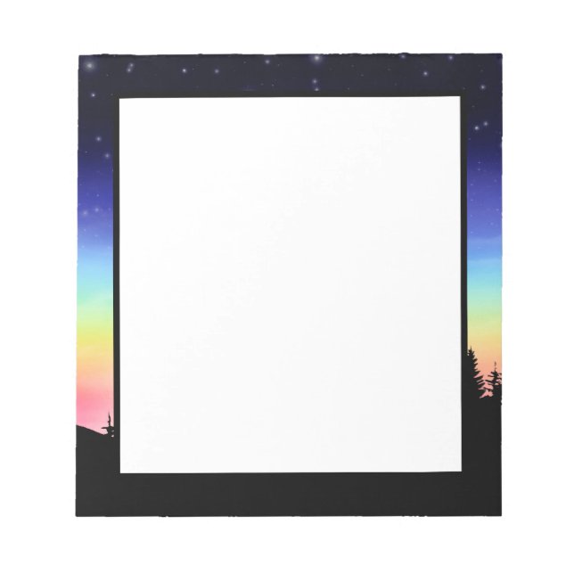 Sonnenuntergang Notizblock (Vorderseite)