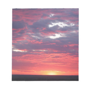 Sonnenuntergang Notizblock