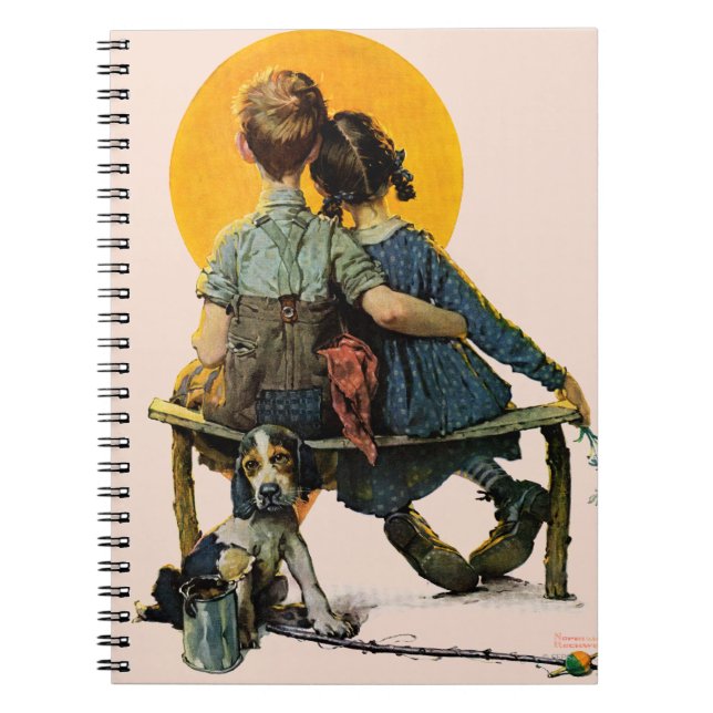 Sonnenuntergang Notizblock (Vorderseite)