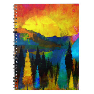 Sonnenuntergang Notizblock