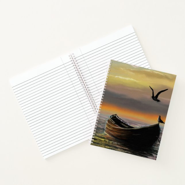 Sonnenuntergang Notizbuch (Innenseite)