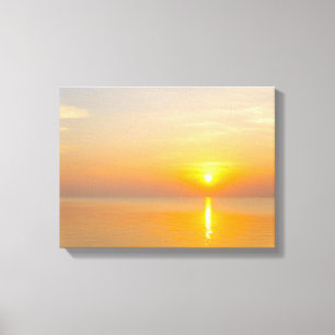 Sonnenuntergang Nr. 5, Sonnenuntergangsserie Leinw Leinwanddruck