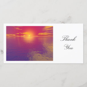 Sonnenuntergang oder Sonnenaufgang - danke