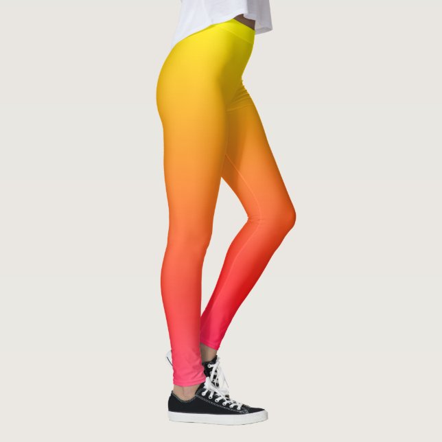 Sonnenuntergang Ombre Leggings Waveline Marke (Rechts)