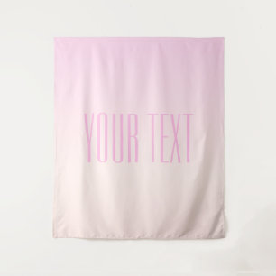 Sonnenuntergang Ombre von Pink zu Pfirsich mit anp Wandteppich