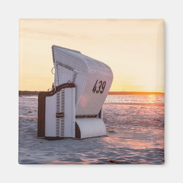 Sonnenuntergang Ostsee Magnet (Vorne)