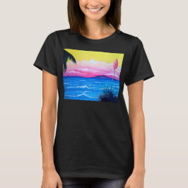 Sonnenuntergang Ozean T-Shirt