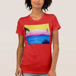 Sonnenuntergang Ozean T-Shirt
