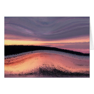 Sonnenuntergang-Ozean-Welle abstrakt
