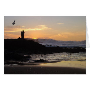 Sonnenuntergang-Paare