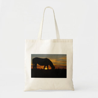 Sonnenuntergang-PferdeTasche Tragetasche