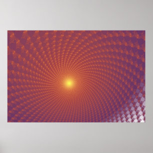 Sonnenuntergang-Plakat Poster
