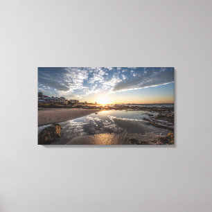Sonnenuntergang, Port Elizabeth, Südafrika Leinwanddruck