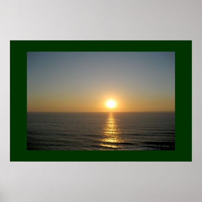 Sonnenuntergang Poster (Vorne)