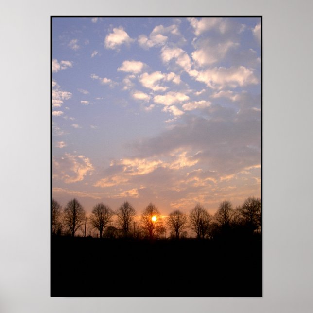Sonnenuntergang Poster (Vorne)