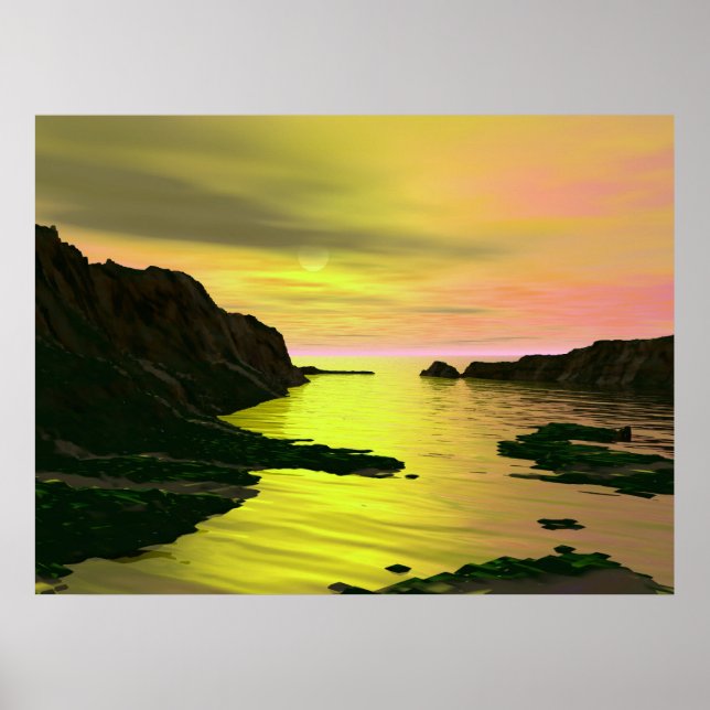 Sonnenuntergang Poster (Vorne)