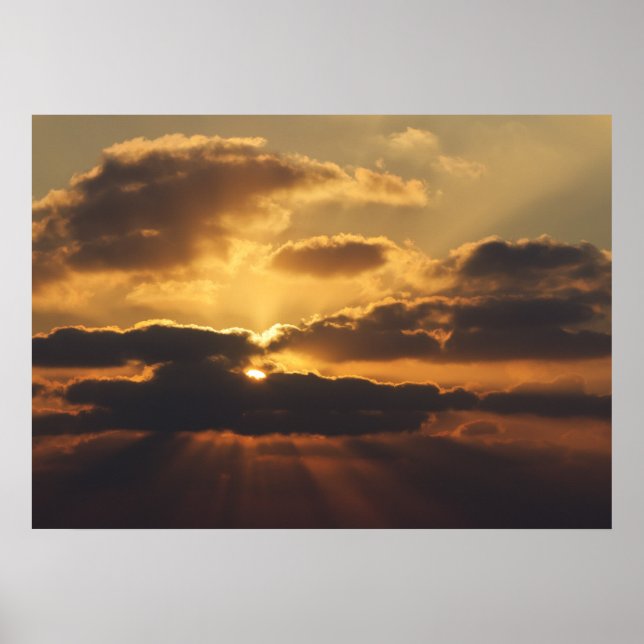Sonnenuntergang Poster (Vorne)