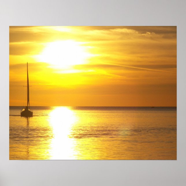 Sonnenuntergang Poster (Vorne)