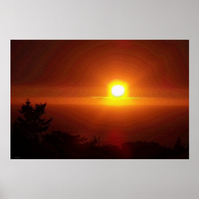 Sonnenuntergang Poster (Vorne)