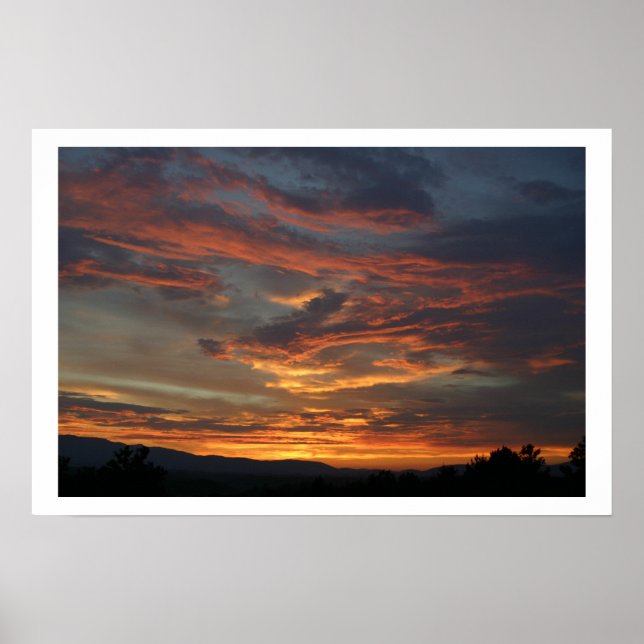 Sonnenuntergang Poster (Vorne)