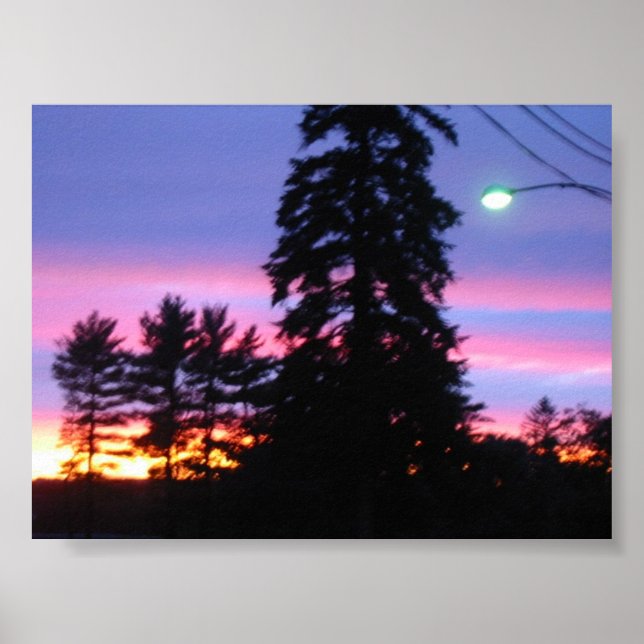 Sonnenuntergang Poster (Vorne)