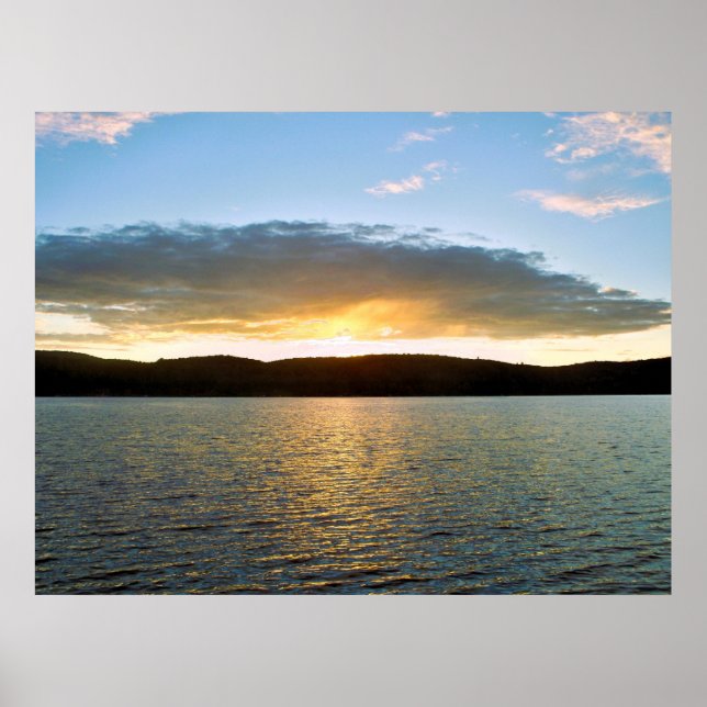 Sonnenuntergang Poster (Vorne)
