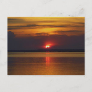 Sonnenuntergang Postkarte